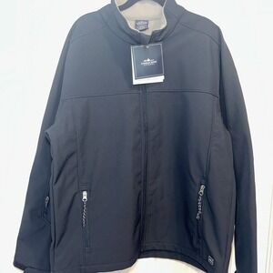 NWT Charles River Apparel Men's Classic Soft Shell Jacket Large Wind/rain Resist